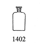 1402棕色小口试剂瓶具玻塞