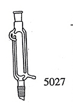 5027双层直形冷凝管标准磨口