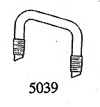 5039蒸馏弯管105°-75°标准磨口